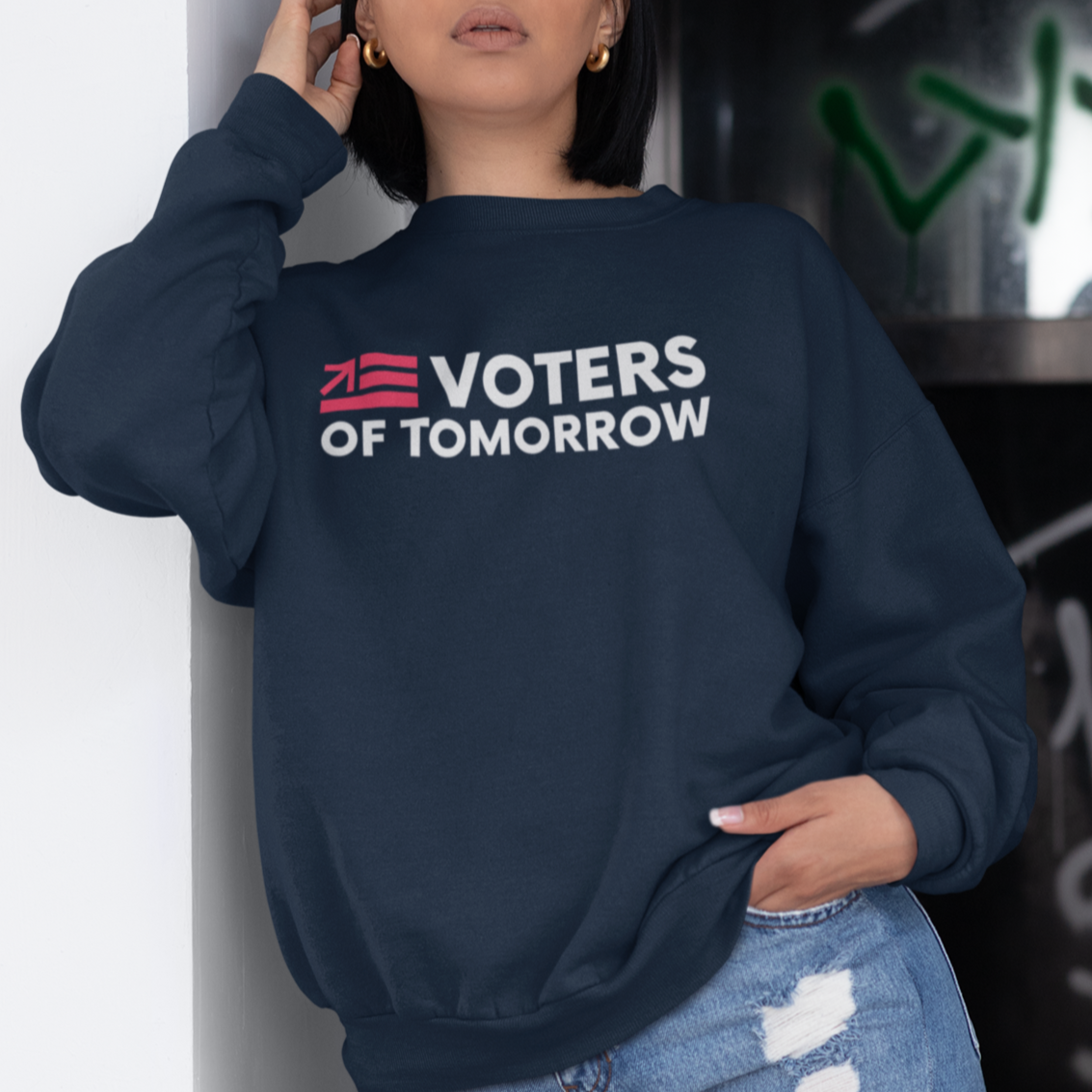 Voters of Tomorrow Logo Crewneck Sweatshirt
